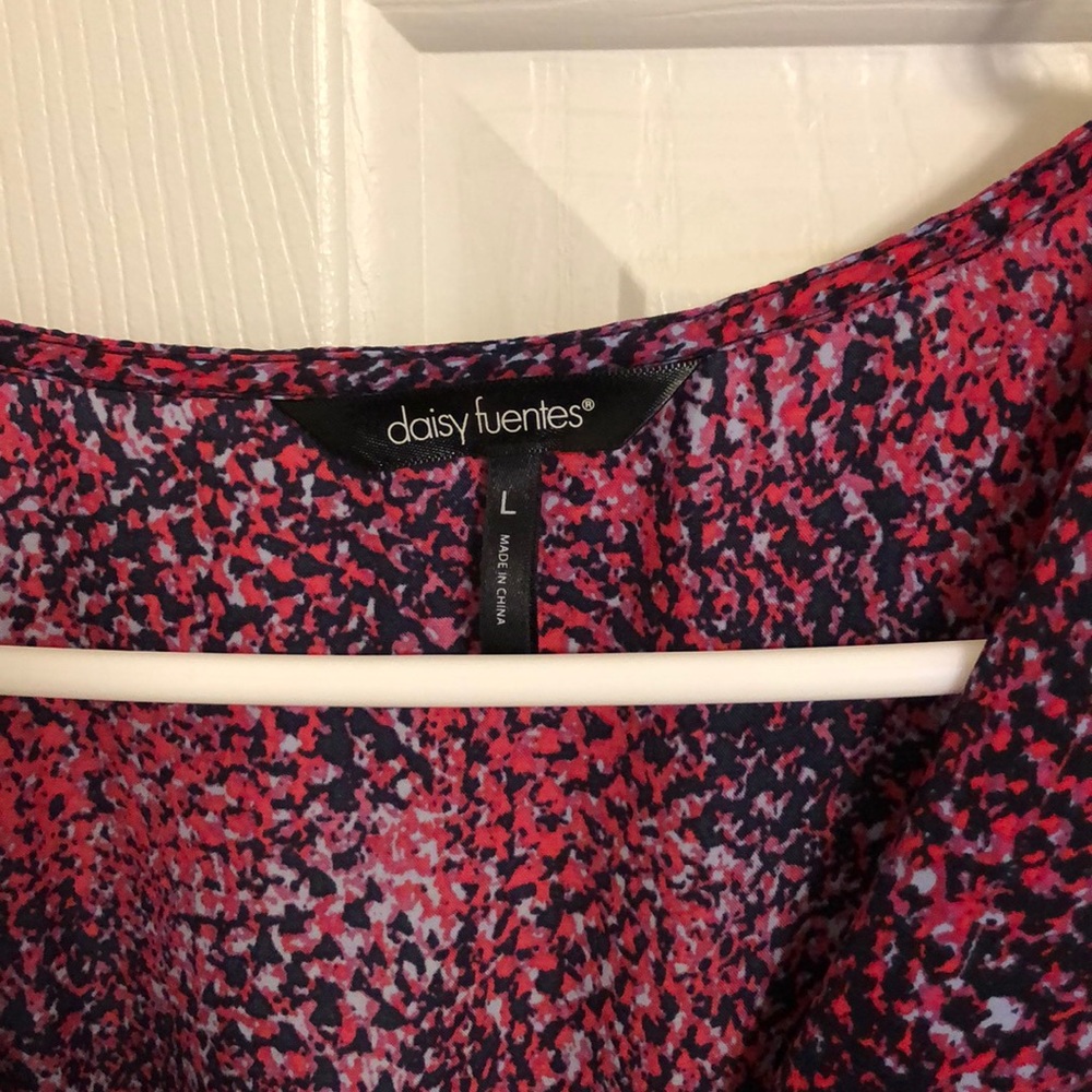 Daisy Fuentes purple/pink dress size L - Picture 3 of 5